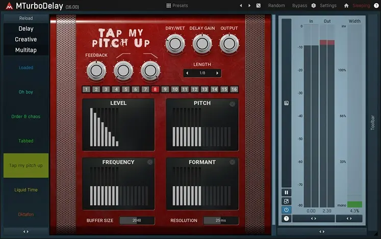 MeldaProduction MTurboReverb